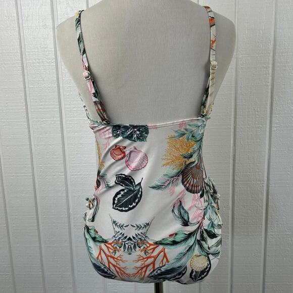 Rachel Roy Tropical One Piece Swimsuit Medium - Picture 5 of 5